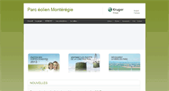 Desktop Screenshot of parceolienmonteregie.com